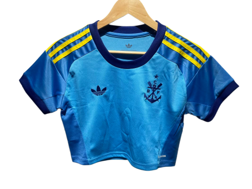 2026-27 Women Flamengo Goalkeeper Blue Cheerleader Shirt