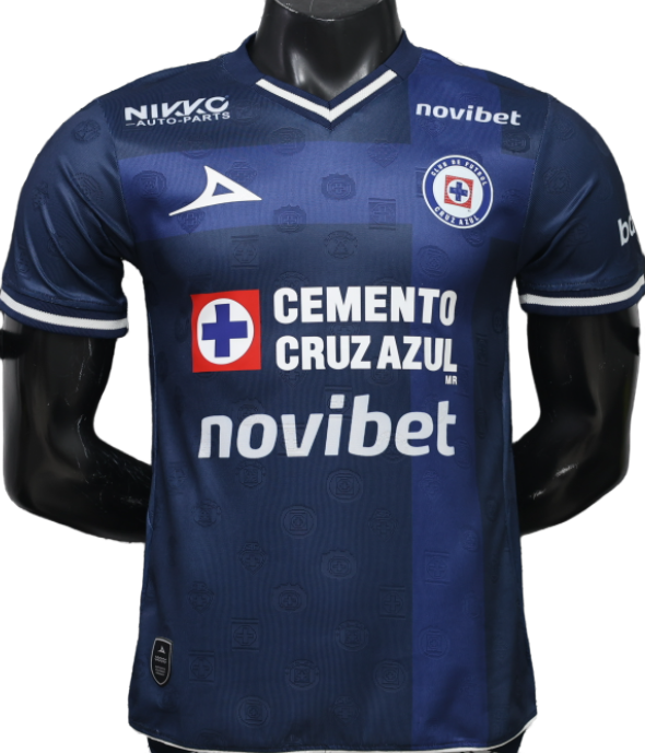 2026-27 Mens Cruz Azul Third Away Deep Blue Player soccer Jersey