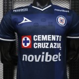 2026-27 Mens Cruz Azul Third Away Deep Blue Player soccer Jersey