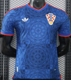 2026-27 Mens Croatia Away Deep Blue Player Version Soccer Jersey
