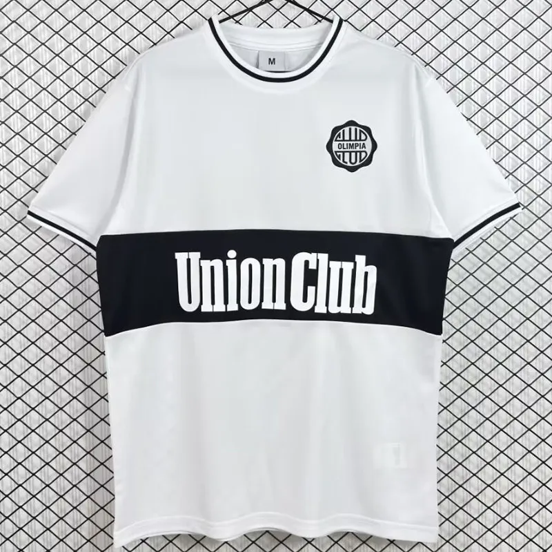 1979 Club Olimpia Home White Retro Soccer Jersey