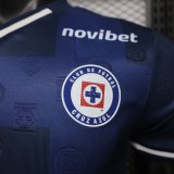 2026-27 Mens Cruz Azul Third Away Deep Blue Player soccer Jersey