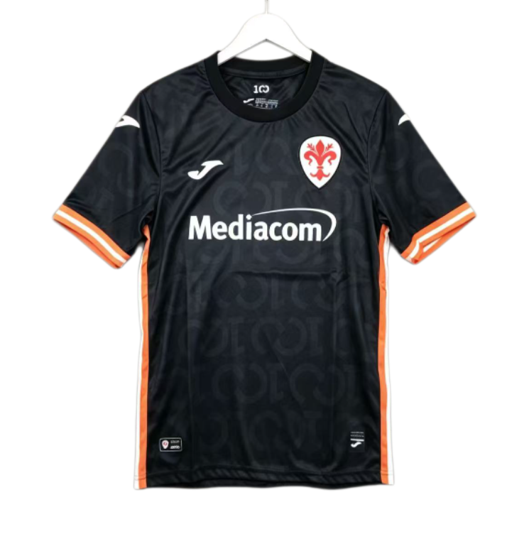 2026-27 Mens Fiorentina 100th Anniversary Black Soccer Jersey