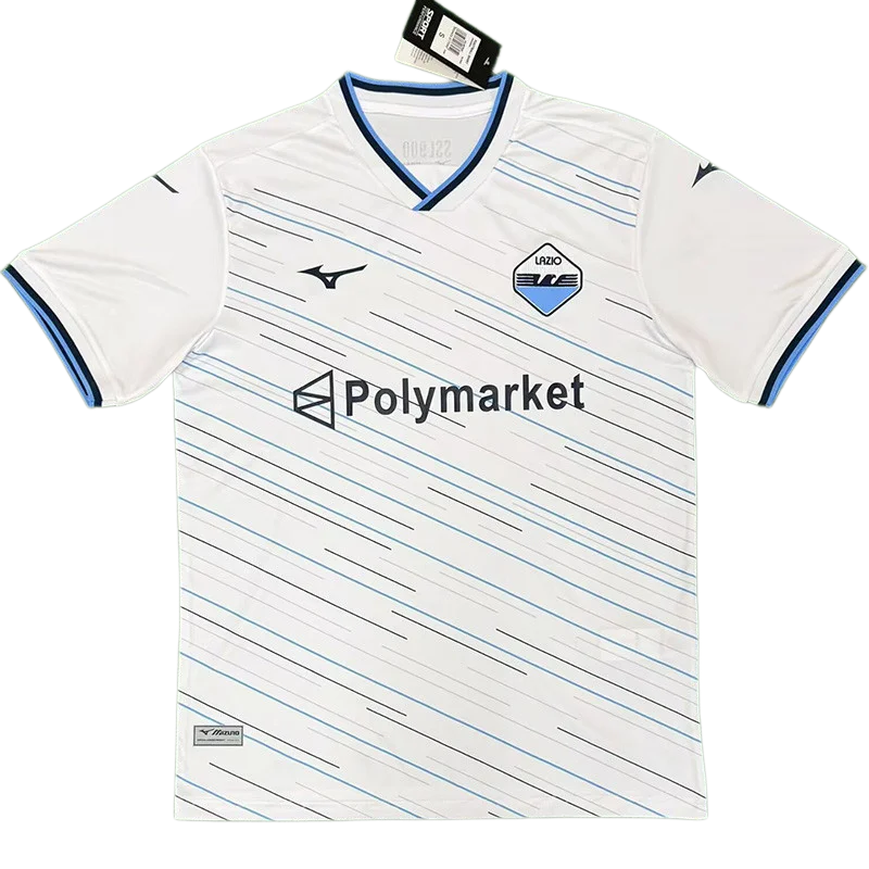 2026-27 Mens Lazio Away White Soccer Jersey
