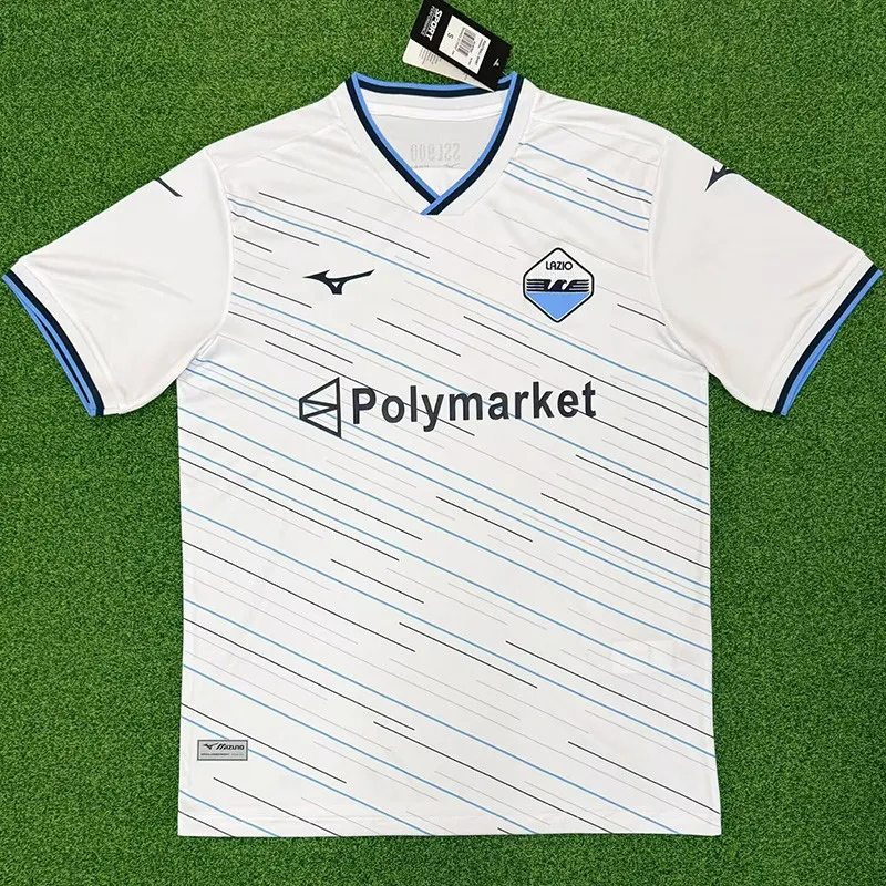 2026-27 Mens Lazio Away White Soccer Jersey