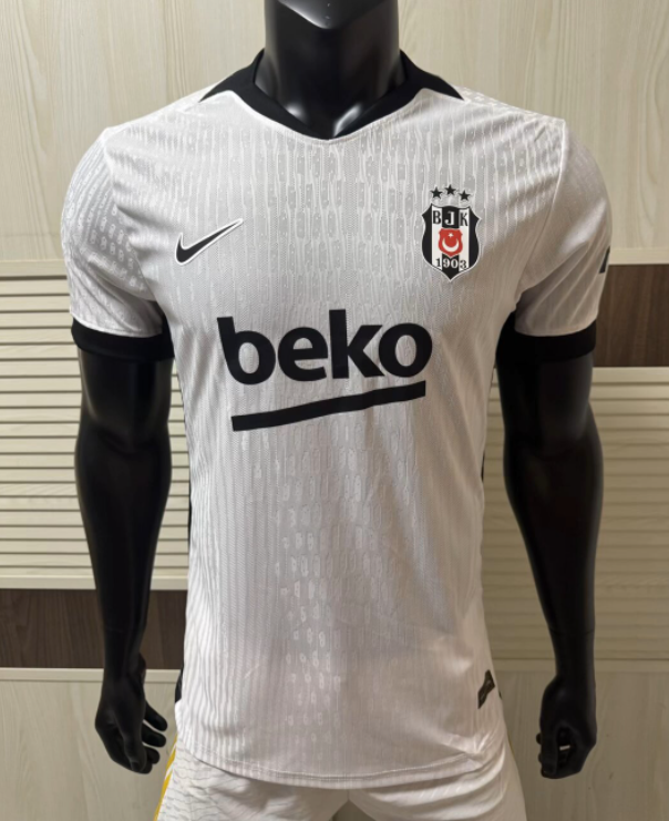 2026-27 Mens Besiktas Home White Player Version Soccer Jersey