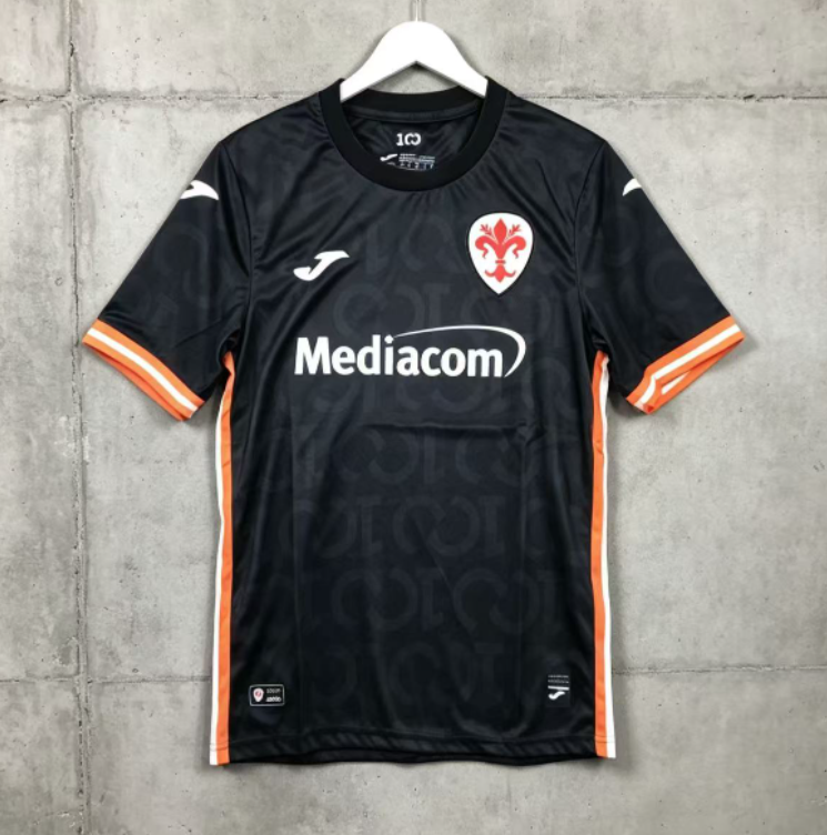 2026-27 Mens Fiorentina 100th Anniversary Black Soccer Jersey