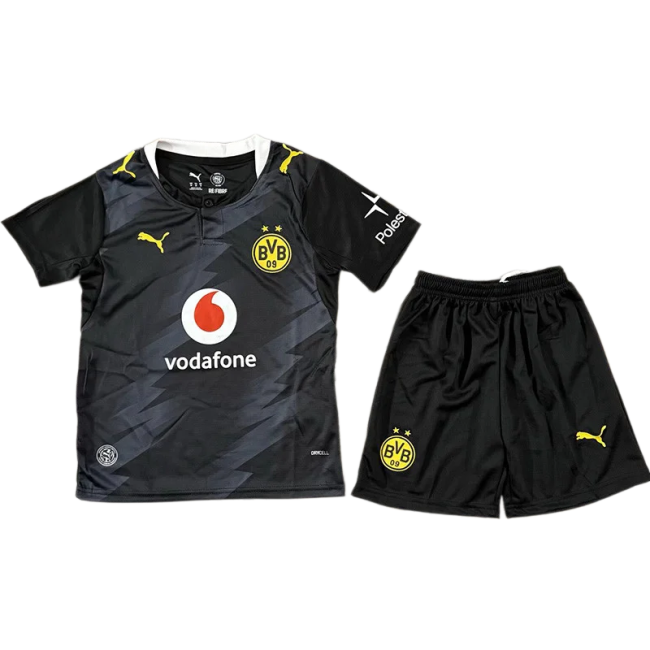 2026-27 Kids Borussia Dortmund Away Black Soccer Jersey