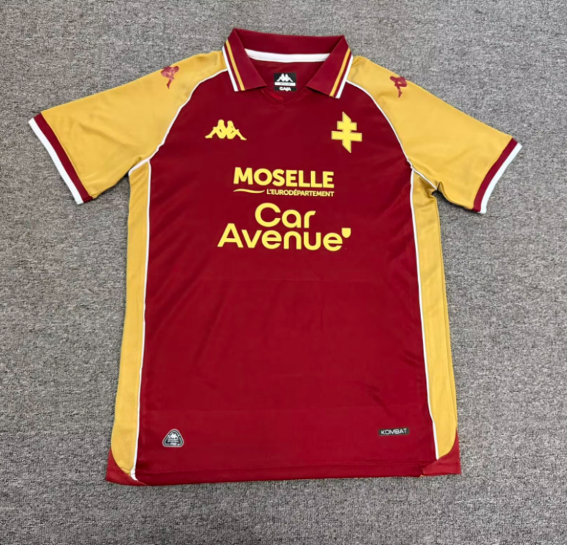 2026-27 Mens Metz Home Red Fans Soccer Jersey