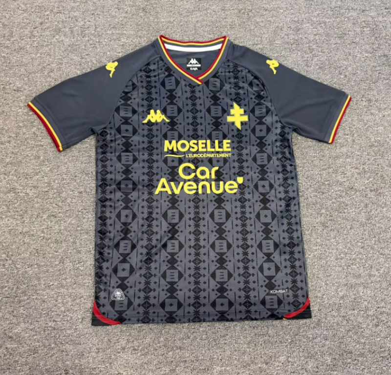 2026-27 Mens Metz Third Away Black Fans Soccer Jersey