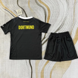 2026-27 Kids Borussia Dortmund Away Black Soccer Jersey