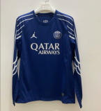 2026-27 Mens PSG Paris Pre-Match Blue Long Sleeve Soccer Jersey