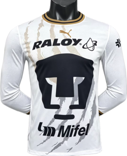 2026-27 Mens Pumas UNAM home Player version Long Sleeve soccer Jersey