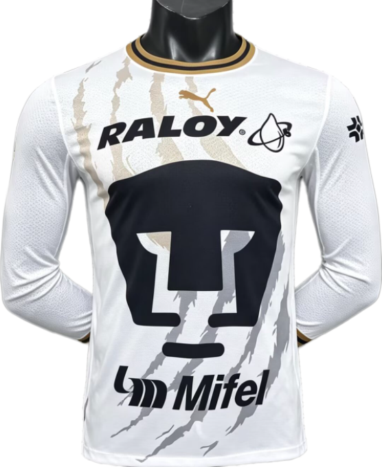 2026-27 Mens Pumas UNAM home Player version Long Sleeve soccer Jersey