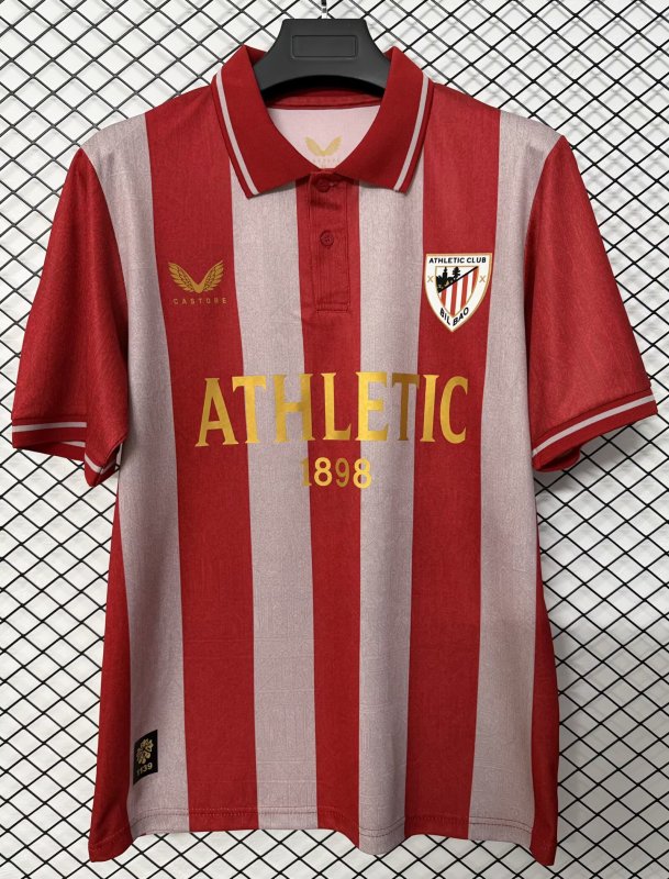 2026-27 Mens Athletic Bilbao 125th Anniversary Soccer Jersey
