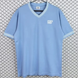 1980-1981 Napoli Home Light Blue Retro Soccer Jersey