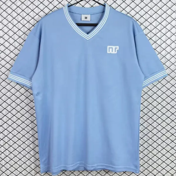 1980-1981 Napoli Home Light Blue Retro Soccer Jersey