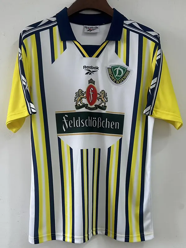 1998 Mens Dynamo Dresden Home Retro Soccer Jersey