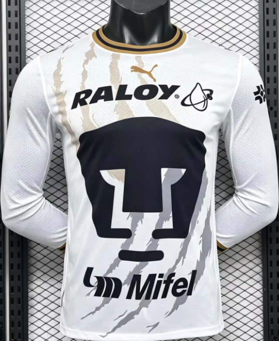 2026-27 Mens Pumas UNAM home Player version Long Sleeve soccer Jersey
