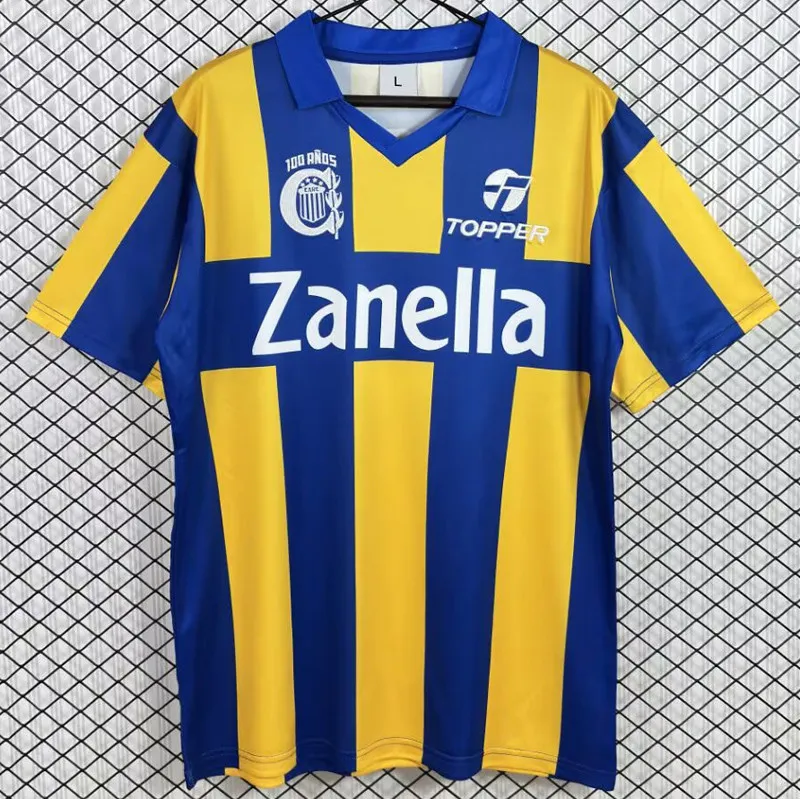 1989-1991 Rosario Central Home Retro Soccer Jersey