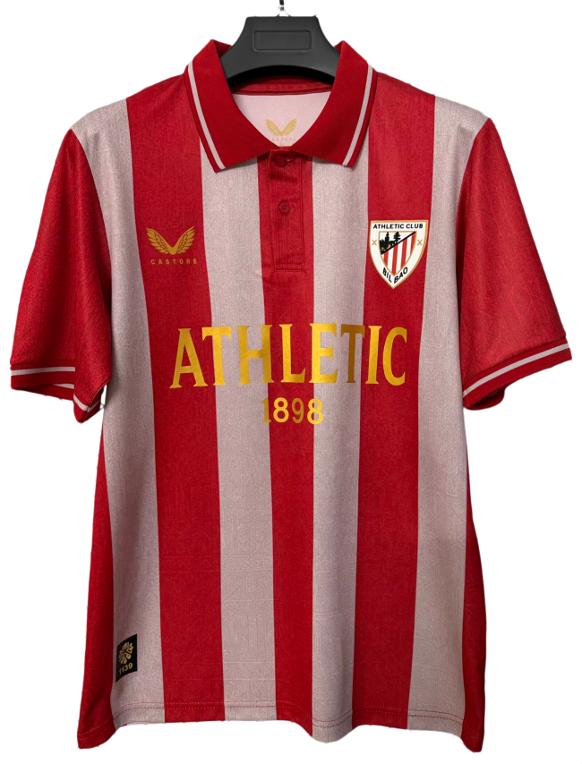 2026-27 Mens Athletic Bilbao 125th Anniversary Soccer Jersey