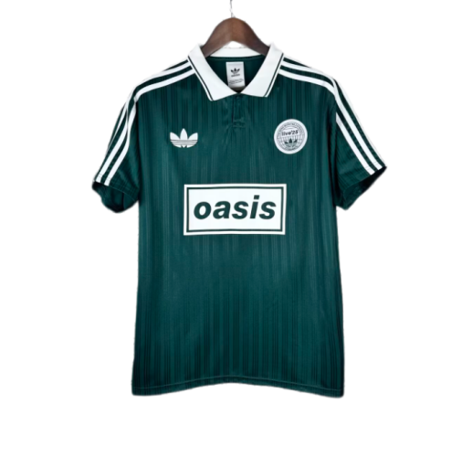 2025-26 Ad Oasis Joint Edition #25 Dark Green Polo Short Sleeve