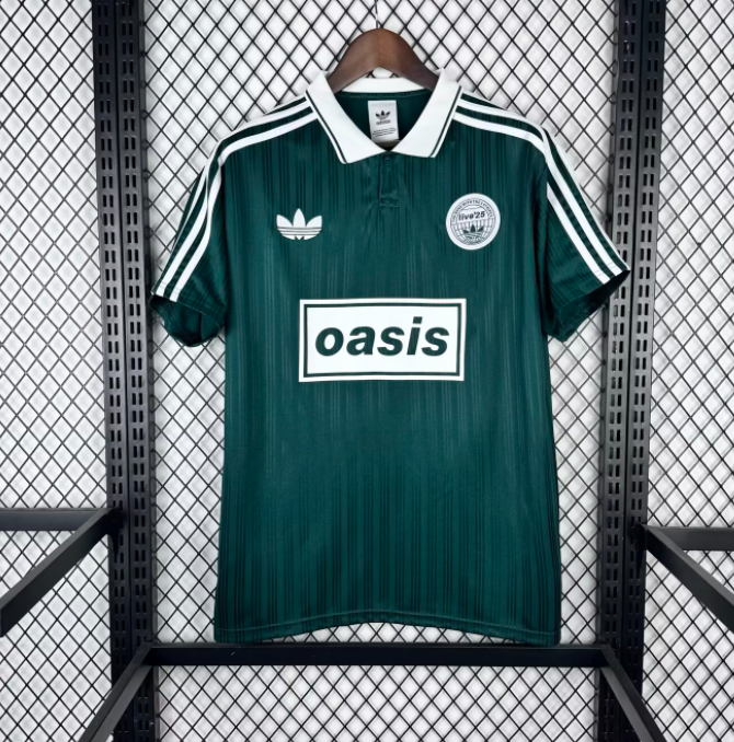 2025-26 Ad Oasis Joint Edition #25 Dark Green Polo Short Sleeve