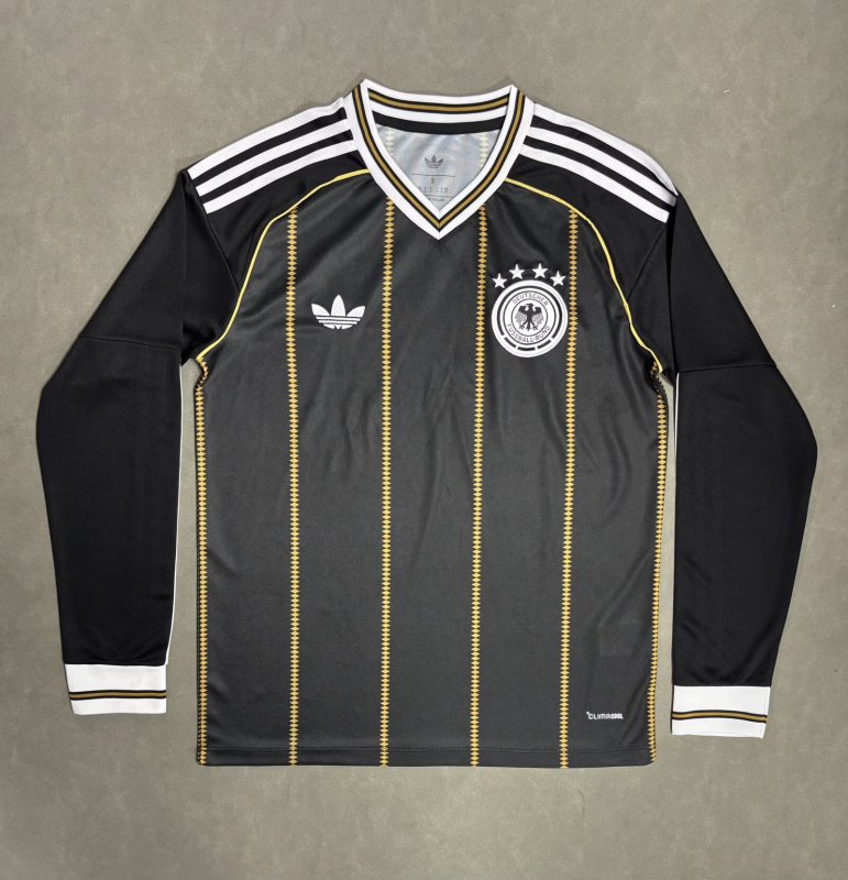 2026-27 Mens Germany Special Edition Black Long Sleeve soccer  jersey