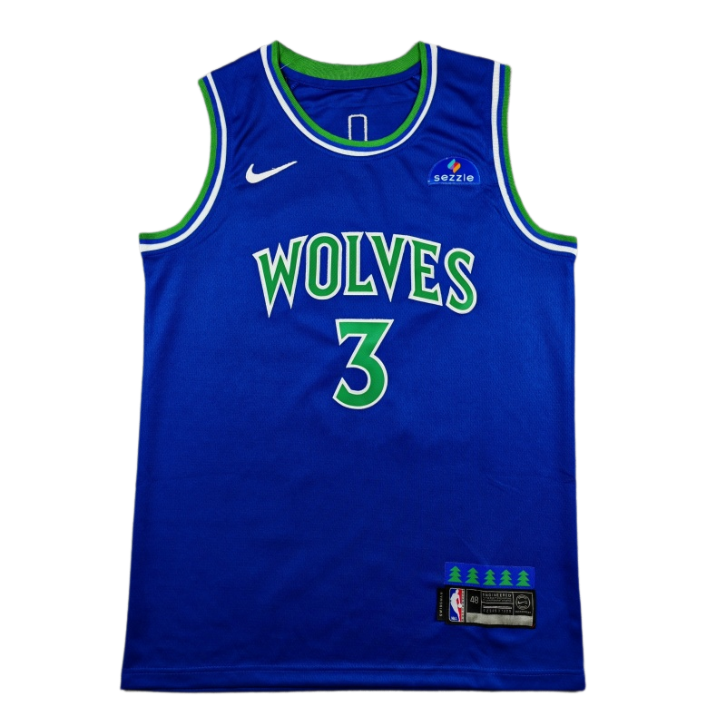 2027 TIMBERWOLVES MCDANIELS #3 Blue Top Quality Hot Pressing NBA Jersey
