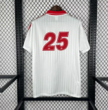 2025-26 Ad Oasis Joint Edition #25 White Red Polo Short Sleeve