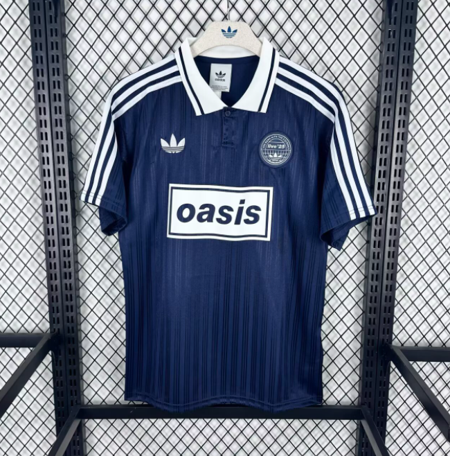 2025-26 Ad Oasis Joint Edition #25 Deep Blue Polo Short Sleeve