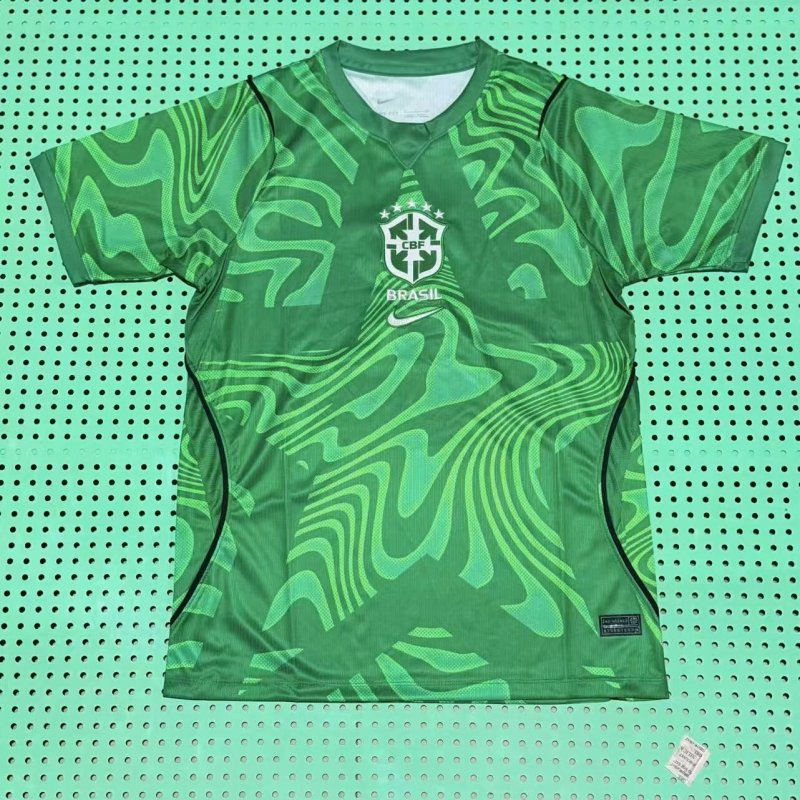 2026-27 Mens Brazil Special Edition Green Fans Soccer Jersey