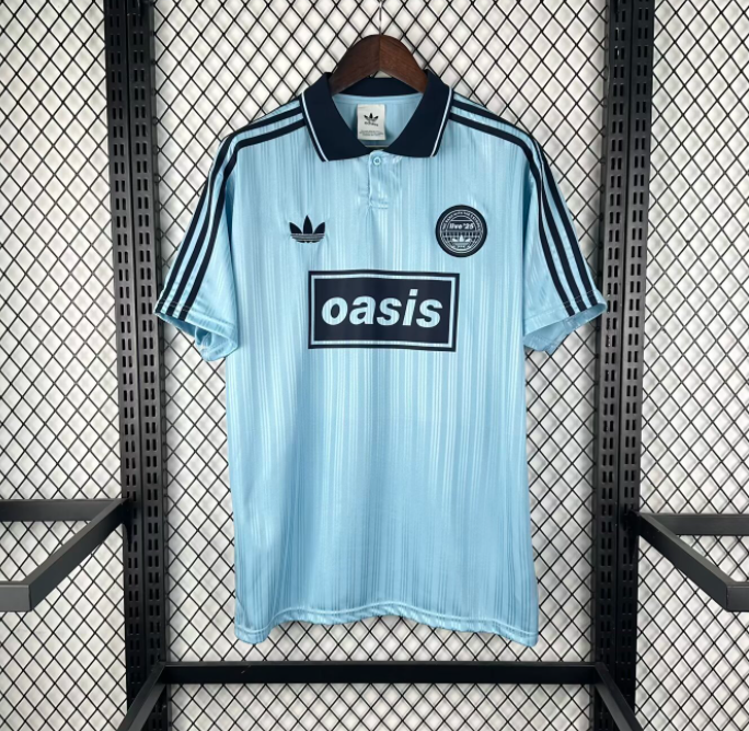 2025-26 Ad Oasis Joint Edition #25 Blue Polo Short Sleeve