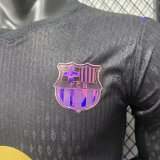 2026-27 Barcelona away Long Sleeve Player Version Soccer Jersey(紫袖子)