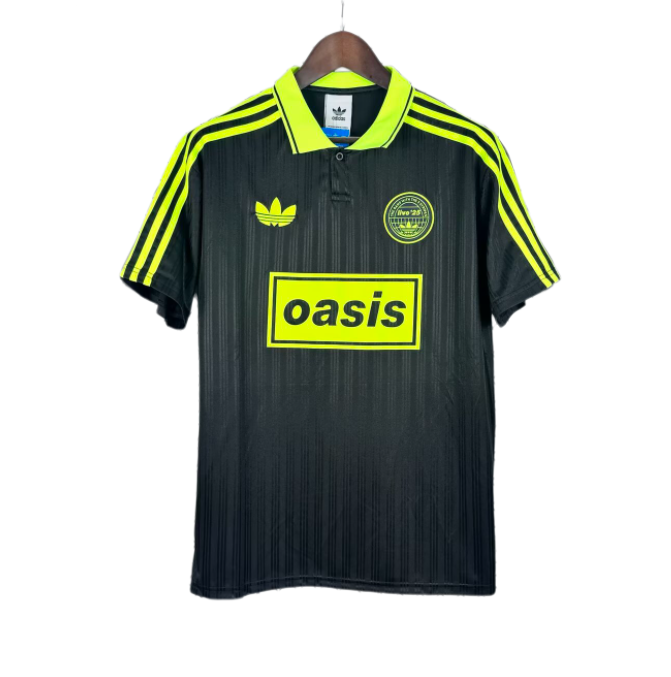 2025-26 Ad Oasis Joint Edition #25 Black Polo Short Sleeve