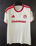 2026-27 Mens Olympiacos F.C Away White Soccer Jersey