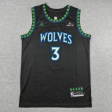 2027 TIMBERWOLVES MCDANIELS #3 Black Top Quality Hot Pressing NBA Jersey