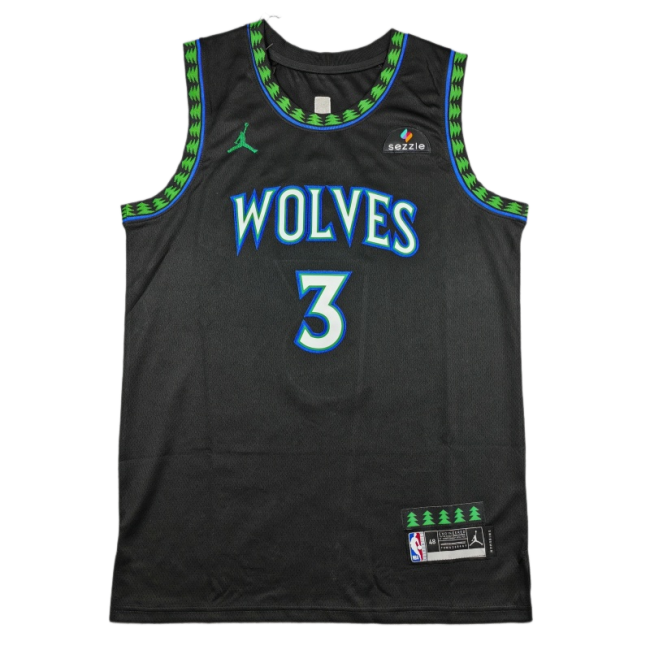 2027 TIMBERWOLVES MCDANIELS #3 Black Top Quality Hot Pressing NBA Jersey