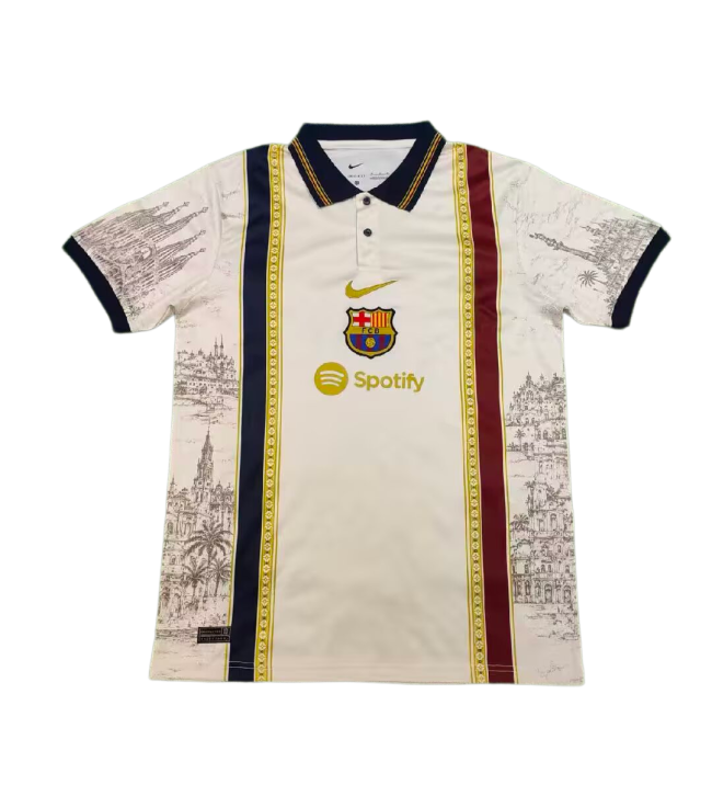 2026-27 Barcelona Special Edition Polo Fans Soccer Jersey