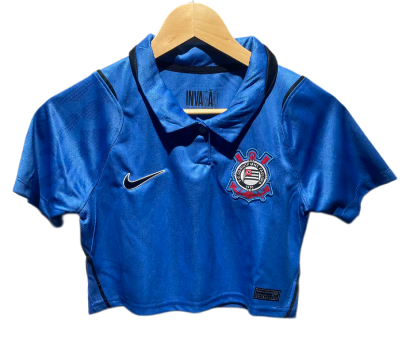 2026-27 Women Corinthians Third Away Blue Cheerleader Shirt