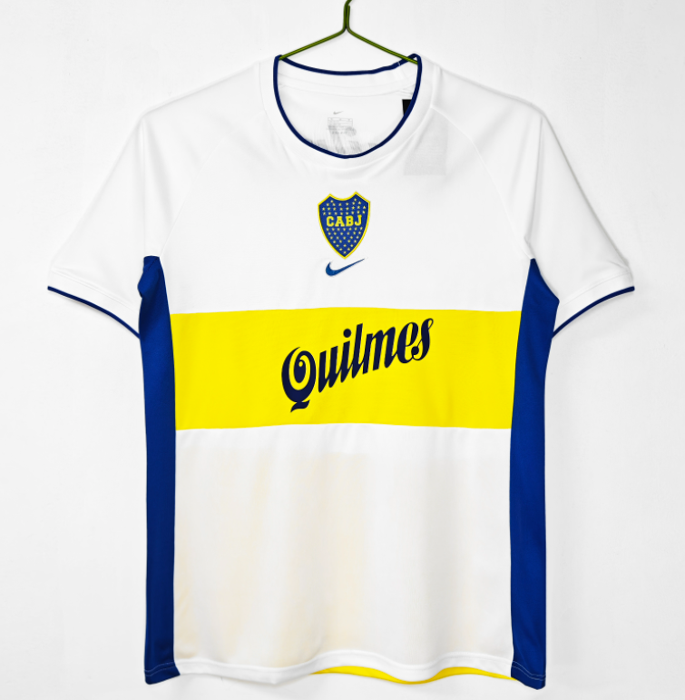 2001-2002 Boca Juniors Away Retro Soccer Jersey