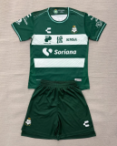 2026-27 Kids Santos Laguna Home Green Soccer Jersey