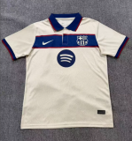 2026-27 Barcelona Special Edition Polo White Fans Soccer Jersey