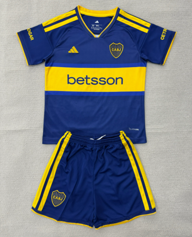 2026-27 Kids Boca Juniors Home Blue Soccer Jersey
