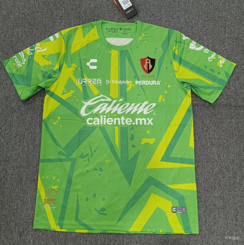 2026-27 Atlas Goalkeeper Green Fans Soccer Jersey