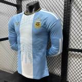 2026-27 Argentina Messi Farewell Match Long Sleeve Player Version Soccer Jersey
