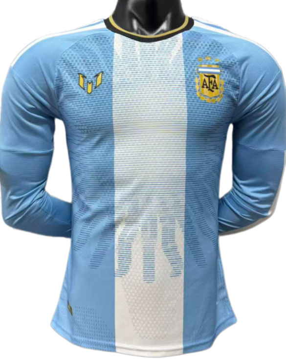 2026-27 Argentina Messi Farewell Match Long Sleeve Player Version Soccer Jersey