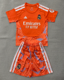 2026-27 Kids Real Madrid Goalkeeper Orange Soccer Jersey