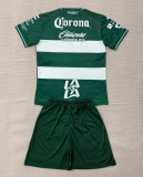 2026-27 Kids Santos Laguna Home Green Soccer Jersey