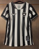 2026-27 Women Botafogo Home Black White Soccer Jersey